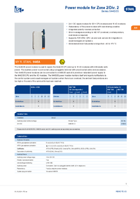 Thumbnail of document Data Sheet - 9445 Power module for Zone 2